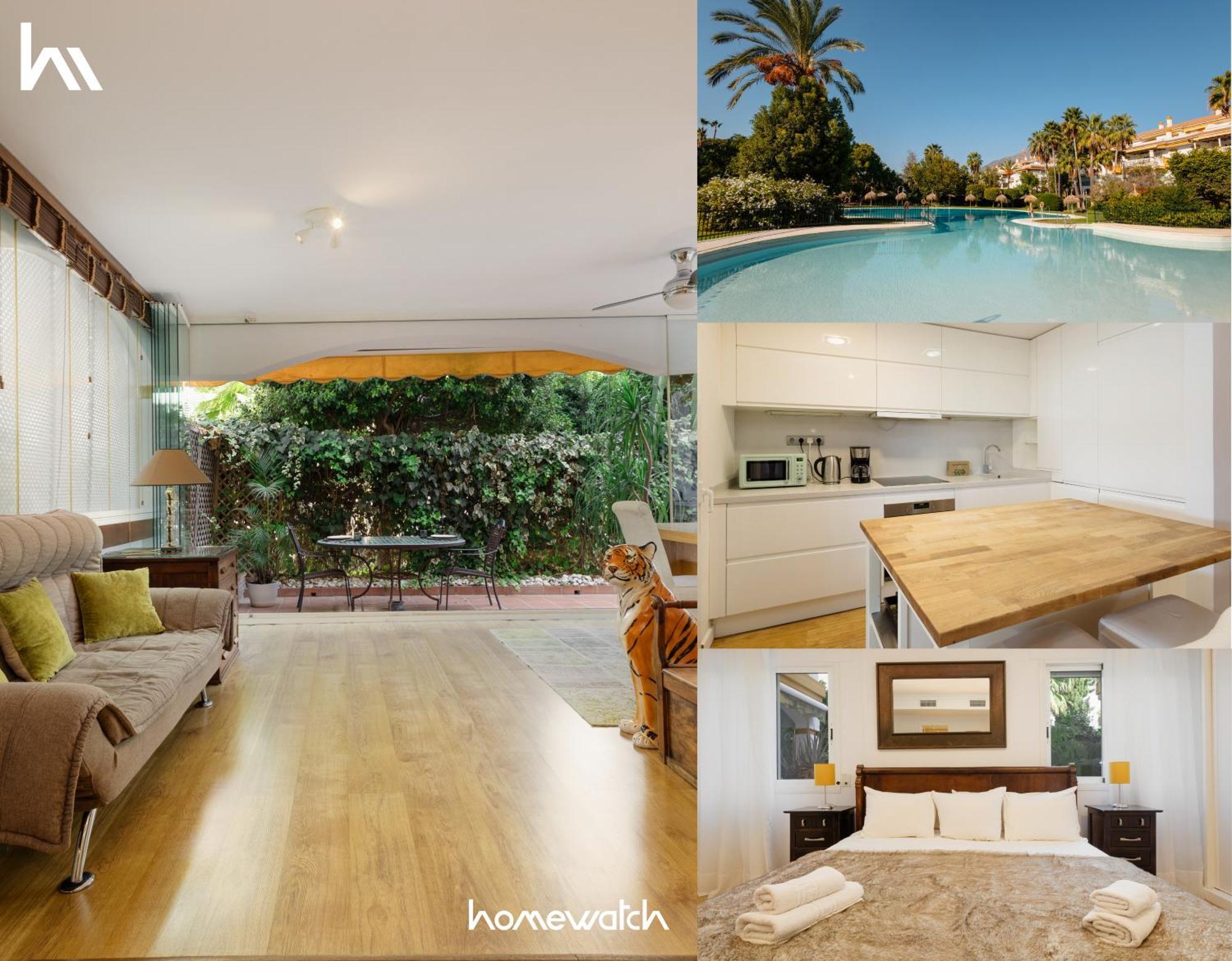 Ground Floor Holiday Apartment With Terrace And Pool In Puerto Banus, Марбелья Екстер'єр фото